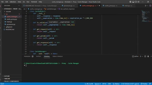 Exemplo de Proxy Pattern em Python - Cache Manager смотреть онлайн