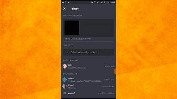 How to send videos in discord mobile