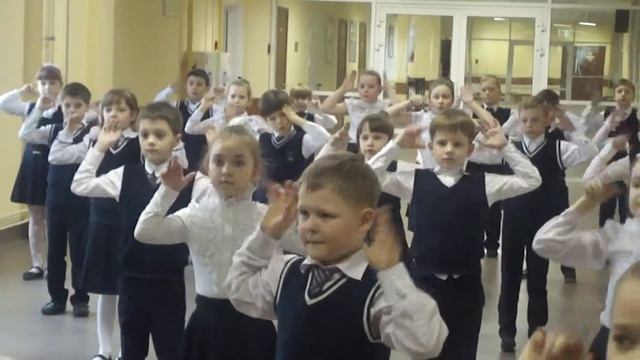 Флешмоб в школе "Ручки ручки" смотреть онлайн