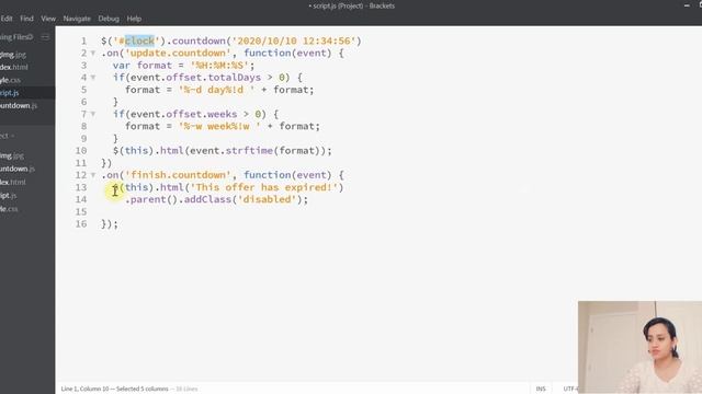 Build a rotating Countdown timer in Javascript (EASY) смотреть онлайн