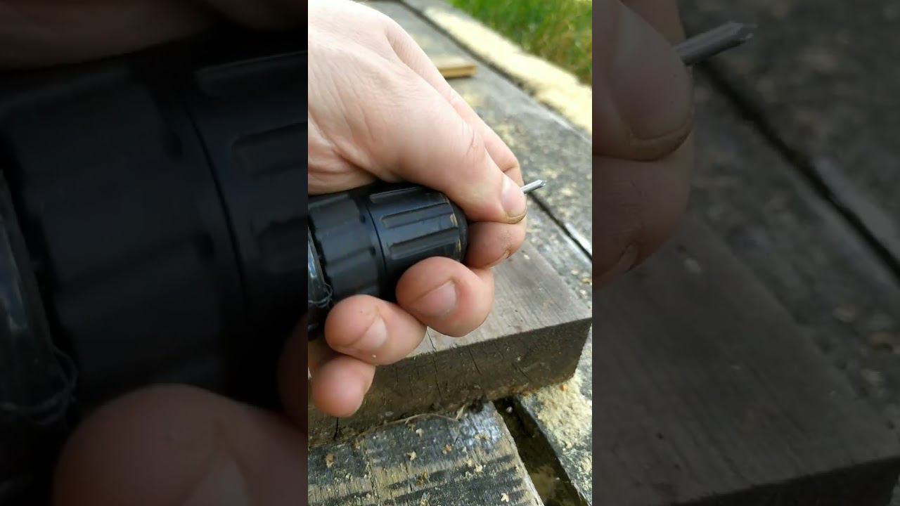 Как забить гвоздь в тонкую доску #лайфхаки смотреть онлайн