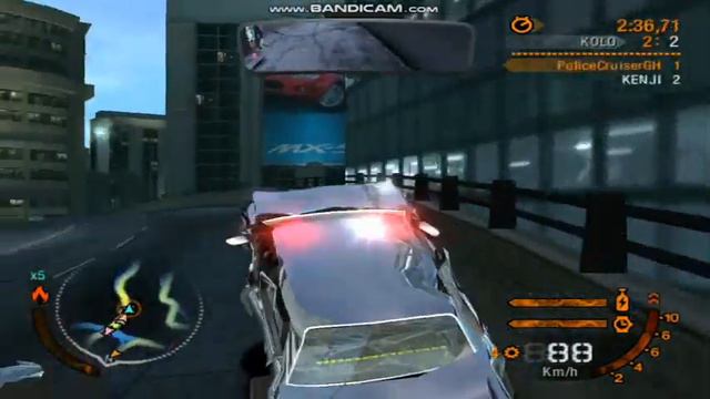 Need For Speed Carbon: Undercover Police Cruiser (NFS World) VS. Kenji смотреть онлайн