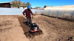 ПЕРВЫЙ РАЗ за рулём мотоблока - культиватор МК- 85F