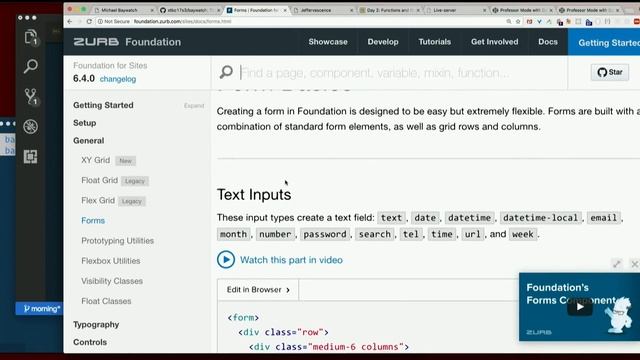 Day 3 - Morning, part 11: Foundation: responsive grid, input groups, buttons - XTBC 2017 Session 3 смотреть онлайн