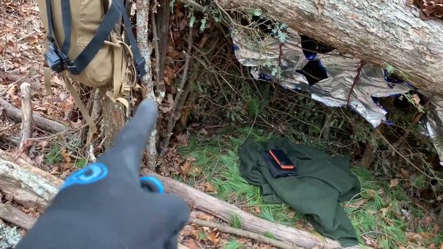 INSTANT SURVIVAL. Solo Improvised Winter Camping In Appalachia. No Tent. EDC Only. 2 Day Challenge смотреть онлайн