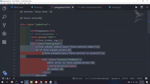 Toturial WEB BY FLASK - PART 13 CRUD( BAGIAN 1 )#WEBFLASK смотреть онлайн