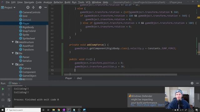 Collision Resolution | Coding Geometry Dash in Java #18 смотреть онлайн