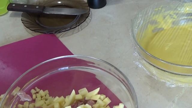 заливной ленивый пирог с мясом и картошкой смотреть онлайн