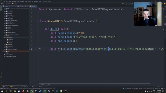 Simple HTTP Server in Python смотреть онлайн