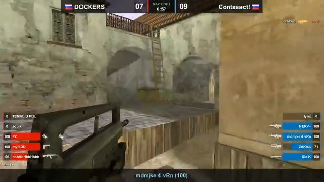 DOCKERS vs Contaaact! ASUS Spring CS Non-pro смотреть онлайн