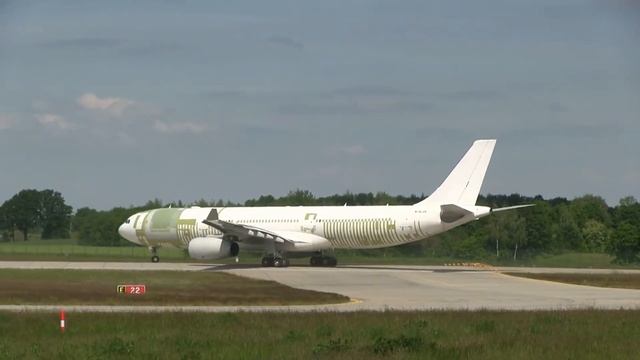 Airbus A330-300P2F ( Air Hong Kong ) M-BLGR acceptance flight Dresden Airport смотреть онлайн