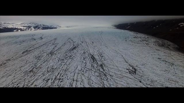 Flaajokull glacier Iceland - tongue of the Vatnajokull смотреть онлайн