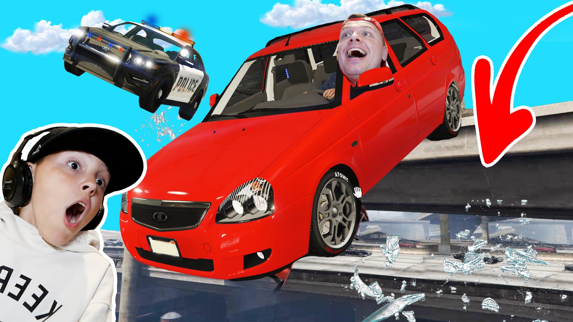 Прокачали ЛАДА ПРИОРА УНИВЕРСАЛ в GTA 5 смотреть онлайн