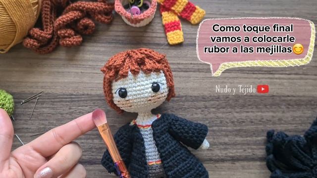 Ron Weasley amigurumi tutorial/Personaje de Harry Potter смотреть онлайн