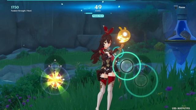 Genshin Impact - Windblume festival Amber Balloon pop mini game смотреть онлайн
