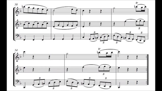 Mozart - Divertimento N°3 KV 439b p dos clarinetes y fagot. 2do. mov. Gabriel Blasberg, J. Scarinch смотреть онлайн