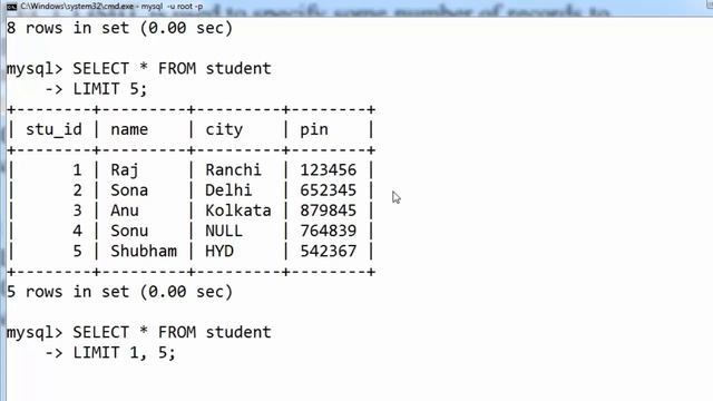 22. SELECT with LIMIT in SQL (Hindi) смотреть онлайн