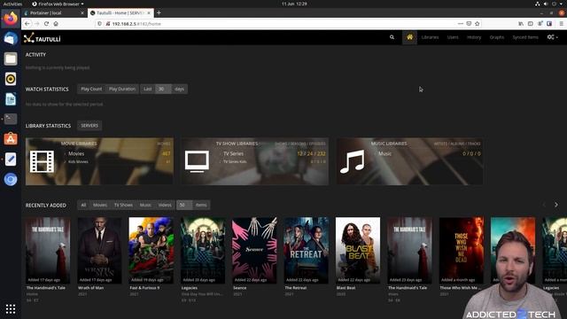 INSTALLING TAUTULLI DOCKER USING PORTAINER ON RASPBERRY PI 4 – EPISODE 24 смотреть онлайн