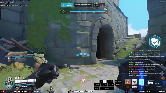 GETQUAKEDON IMPRESSIVE DOOMFIST! POTG! [ OVERWATCH 2 SEASON 4 TOP 500 ] смотреть онлайн