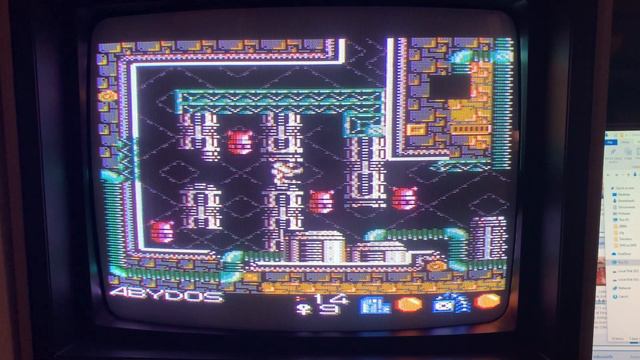 Atari 7800 E.X.O. WIP 20200725 RAW Video