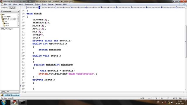 Enhancements in JDK1 5 enum on 09 10 2012 смотреть онлайн