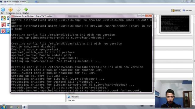 Konfigurasi Database Server Debian 8 di Oracle VM VirtualBox смотреть онлайн