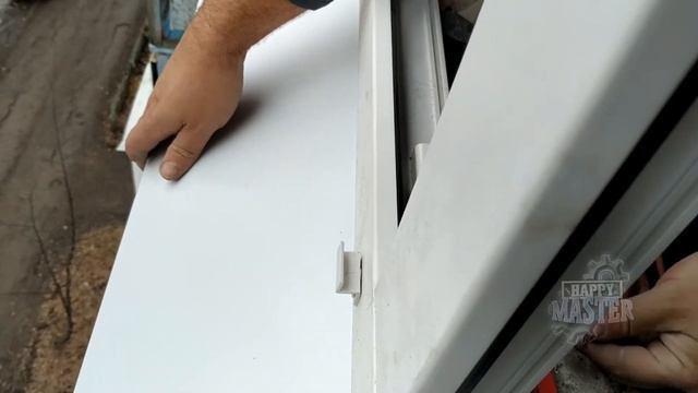 Как установить отлив на окно (чтобы не шумел от дождя и не мотался от ветра) смотреть онлайн