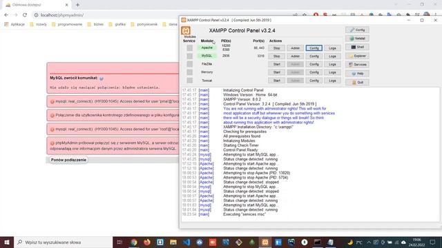 mysqli::real_connect(): (HY000/1045): Access denied for user 'pma'@'localhost' (using password: YES смотреть онлайн