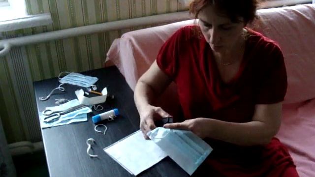 Как сделать медицинскую маску, ч.2 смотреть онлайн