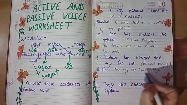 Active and passive voice worksheet смотреть онлайн