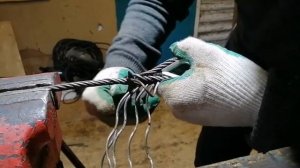 Огон на стальном 6ти прядном тросе
