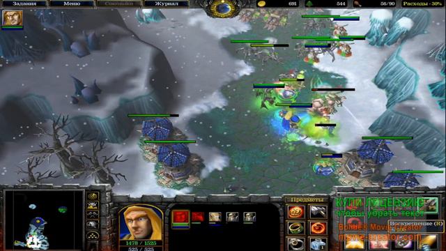 Warcraft 3 ПОДГОТОВКА К СТОЛКНОВЕНИЕ С МАЛГАНУСОМ!!! смотреть онлайн