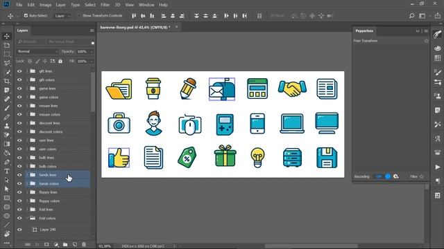 Transform each / Pepperbox - Photoshop plugin смотреть онлайн