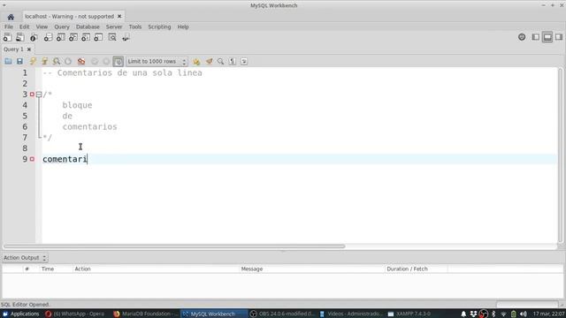 MySQL 0003 Comentarios смотреть онлайн