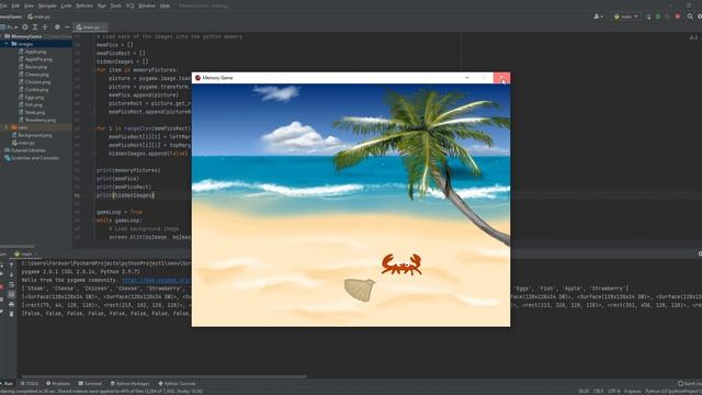 Memory Match Puzzle Game - Python / Pygame Coding смотреть онлайн