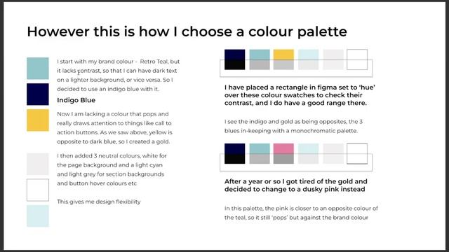 How to create a colour palette for UX & Product Designers смотреть онлайн