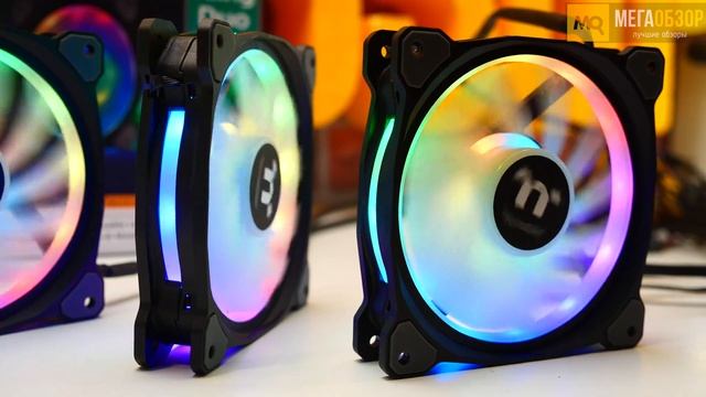 Thermaltake Riing Duo 12 RGB обзор вентиляторов смотреть онлайн