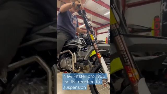New Pitster pro 190L fse fist reaction to suspension #190L #amazing #awsome смотреть онлайн