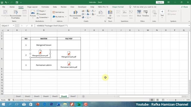 Cara Memasukkan File PDF ke Excel смотреть онлайн