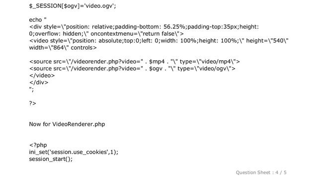 HTML : PHP File As URL Fails Video Stream смотреть онлайн