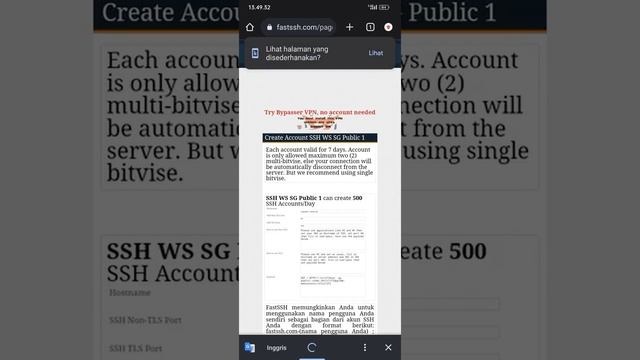 MEMBUAT AKUN SSH DARI SITUS FASTSSH.COM SECARA GRATIS смотреть онлайн