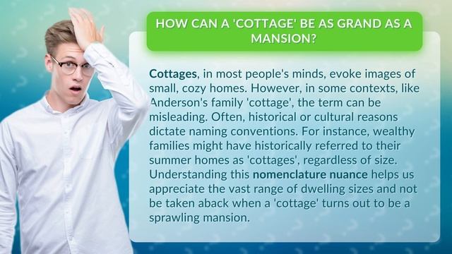 How Can a 'Cottage' Be as Grand as a Mansion? смотреть онлайн