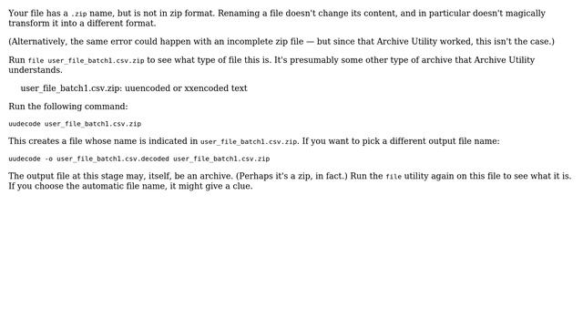 Unix & Linux: Error when unzipping a file (5 Solutions!!) смотреть онлайн