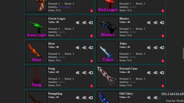 Mm2 value list (2022 November) смотреть онлайн