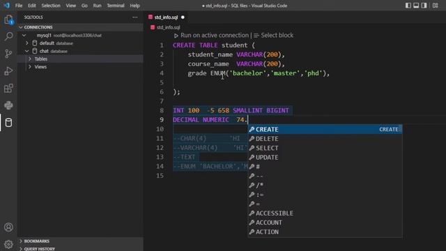 آموزش SQL : ایجاد جدول با داده های عددی در MySQL | creat table with numric data type in MySQL смотреть онлайн