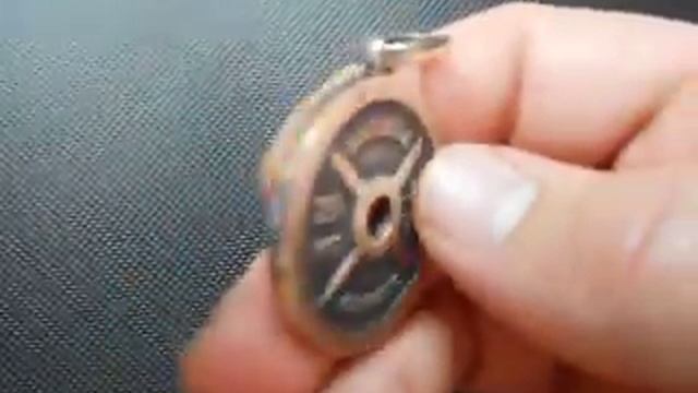 Серебряный кулон "Диск (блин) от штанги" смотреть онлайн