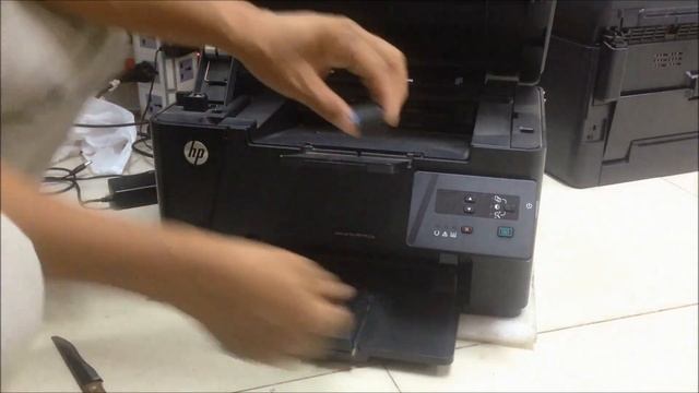 fix hp printer laserjet M125a Error E1 смотреть онлайн