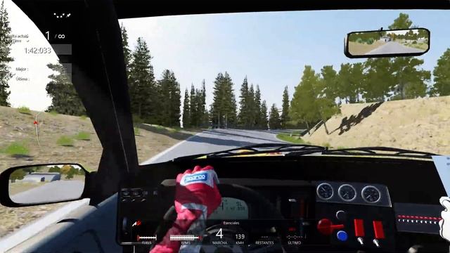 Subida Montes de Málaga-Ford Sierra Cosworth-Assetto Corsa смотреть онлайн