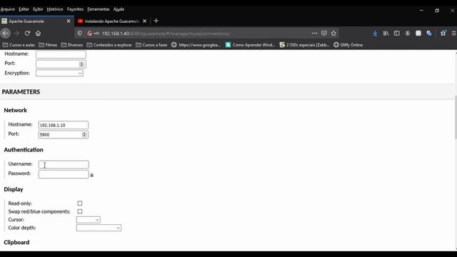 Configurando conexão VNC no apache guacamole смотреть онлайн