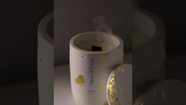 Ароматическая свеча ручной работы с деревянным фитилем смотреть онлайн